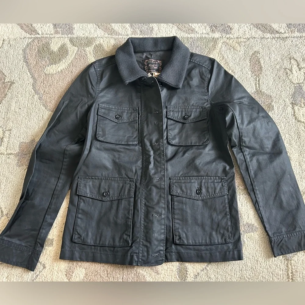 Jcrew black utility jacket, Women’s Small